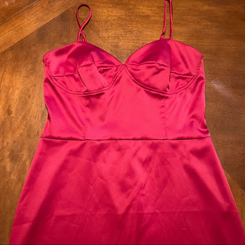 Charlotte Russe Red Dress Large - Picture 7 of 12
